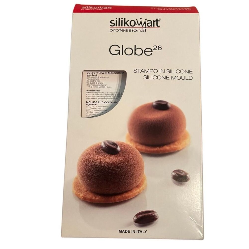SilikoMart Globe26 Silicone Mould Italy*New*